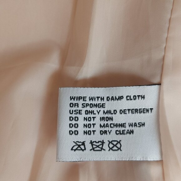 Coffe Shop Kid's Light Pink Faux Leather Silver Stud Moto Biker Jacket - XL Kids - Picture 13 of 15